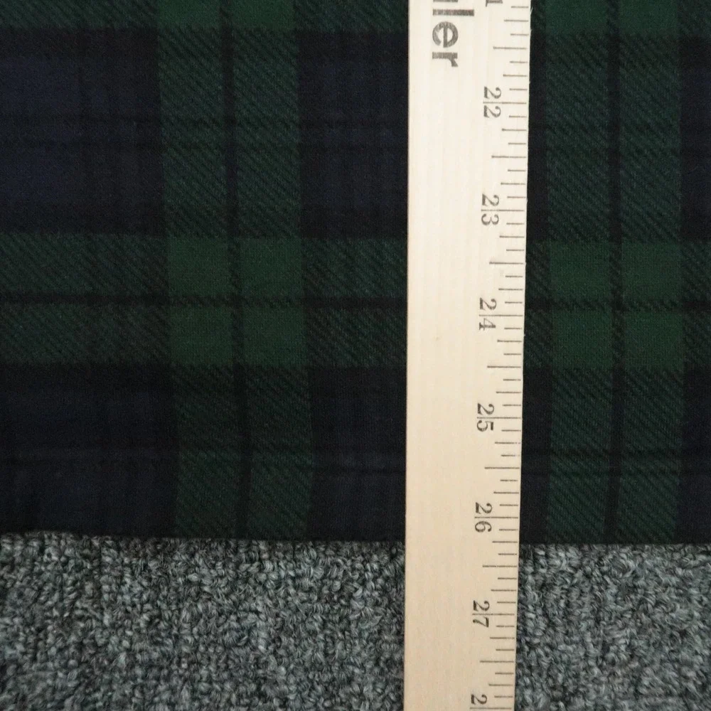 Polo Ralph Lauren Shirt Men Extra Large Green Blue Tartan Plaid Custom Slim Fit